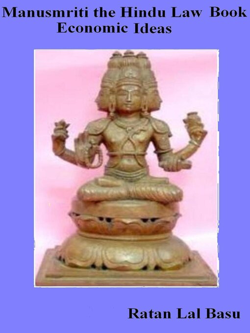 Cover image for Manusmriti, the Hindu Law Book